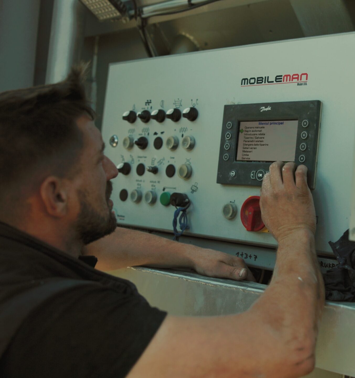 Sape mecanizate control